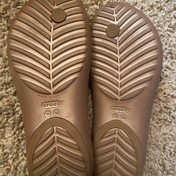 Crocs Women's Bronze  Sandals - Picture 2 of 2